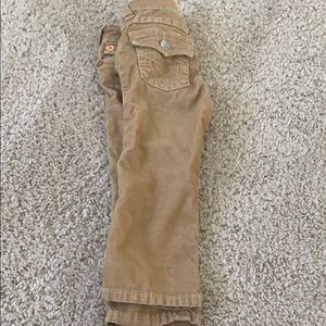 Toddler corduroy True Religion pants